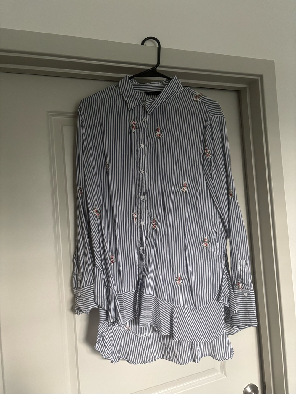 Zara elevated button down shirt